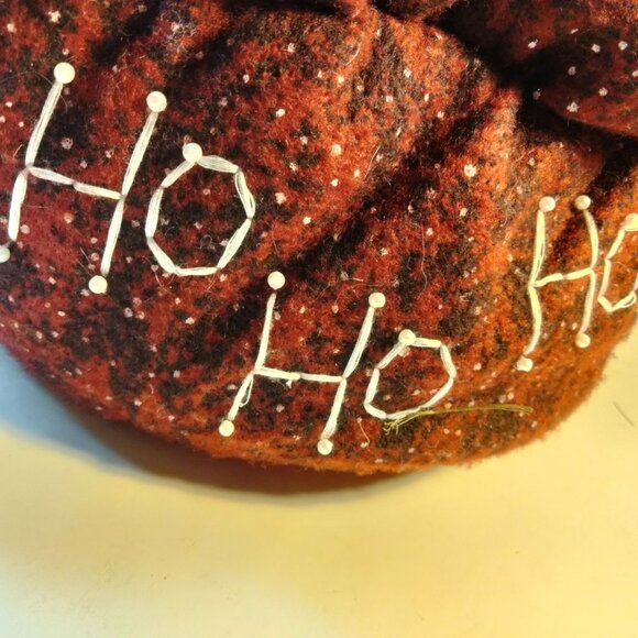 Santa Basket Plush Santas HO HO Greenery - Picture 6 of 12